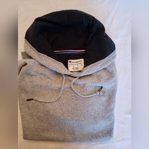 Champion Gray and Black Hoodie